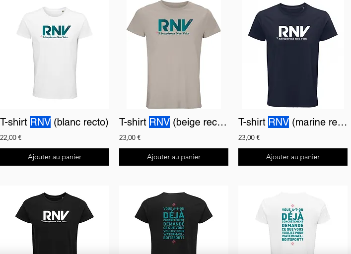 Les flyers et les t-shirts sont là!